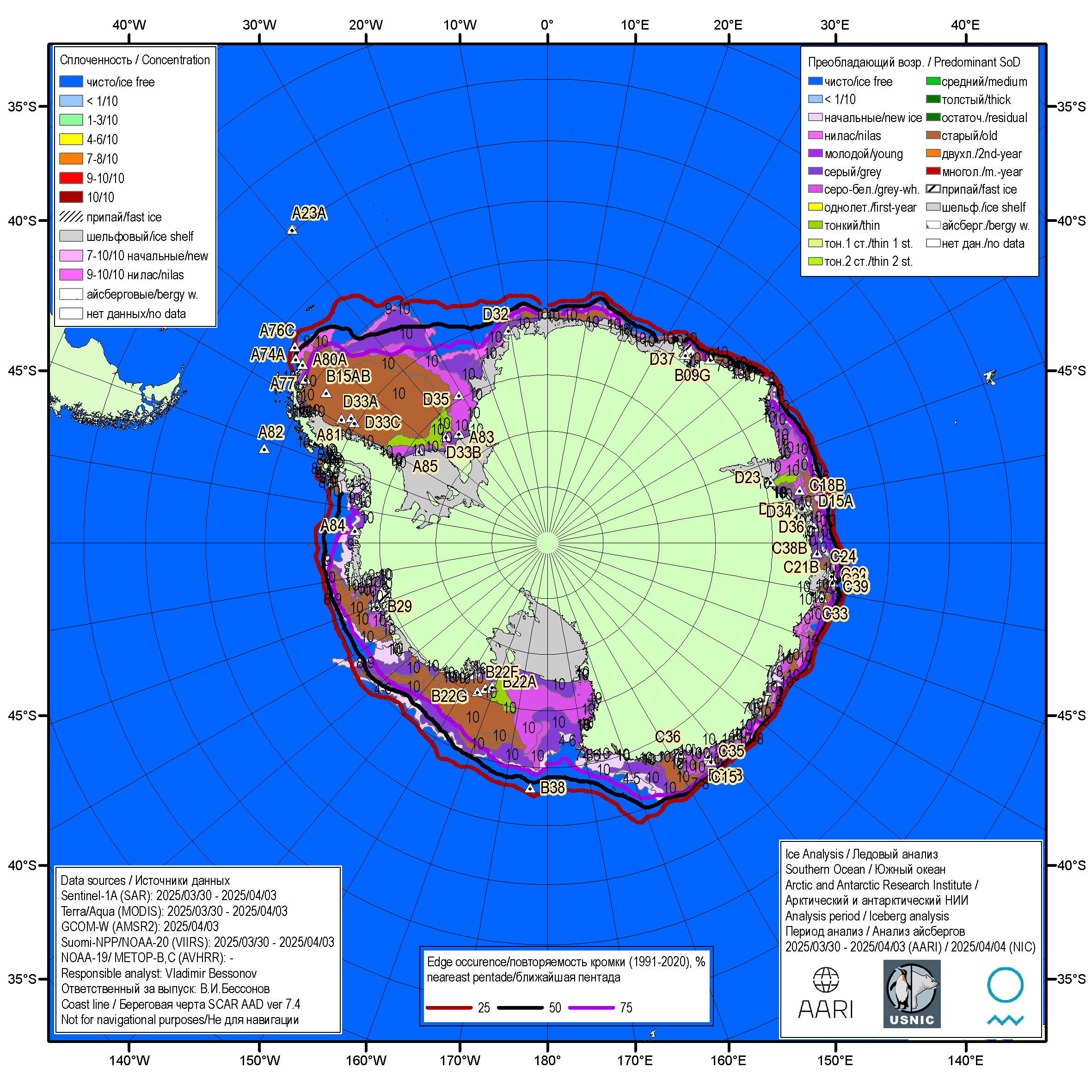 Ice Charts - Ice Logistics Portal
